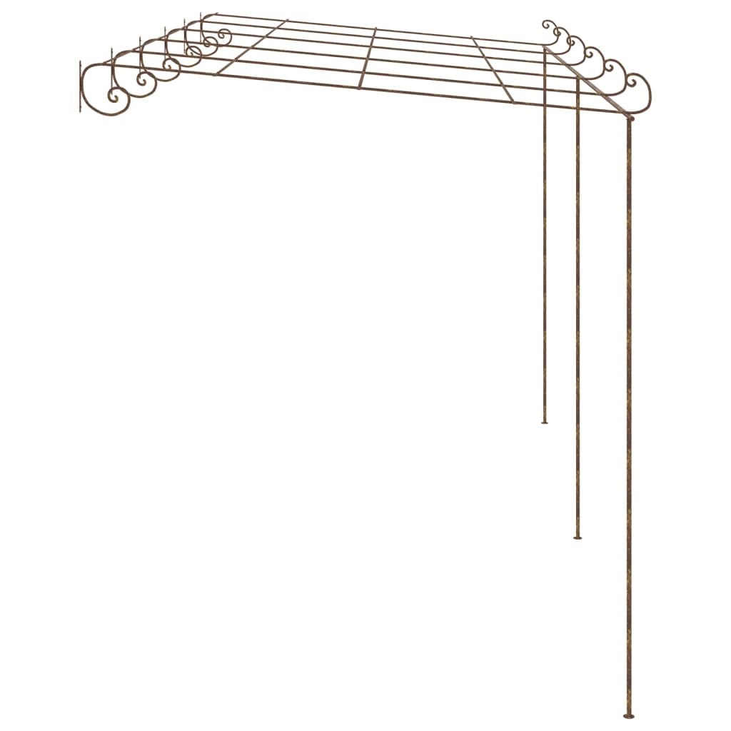 Garten-Pergola Antik-Braun Eisen