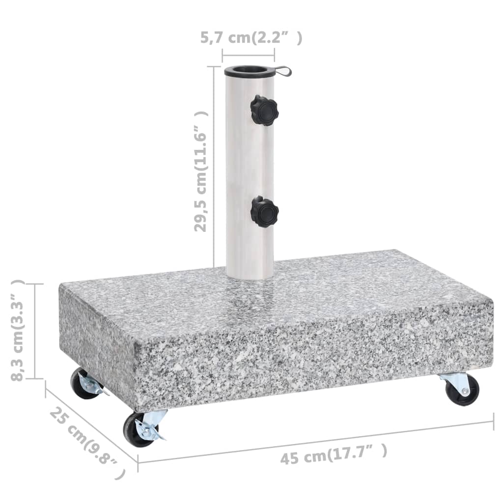 Schirmständer Hell 45X25X8,3 Cm Granit