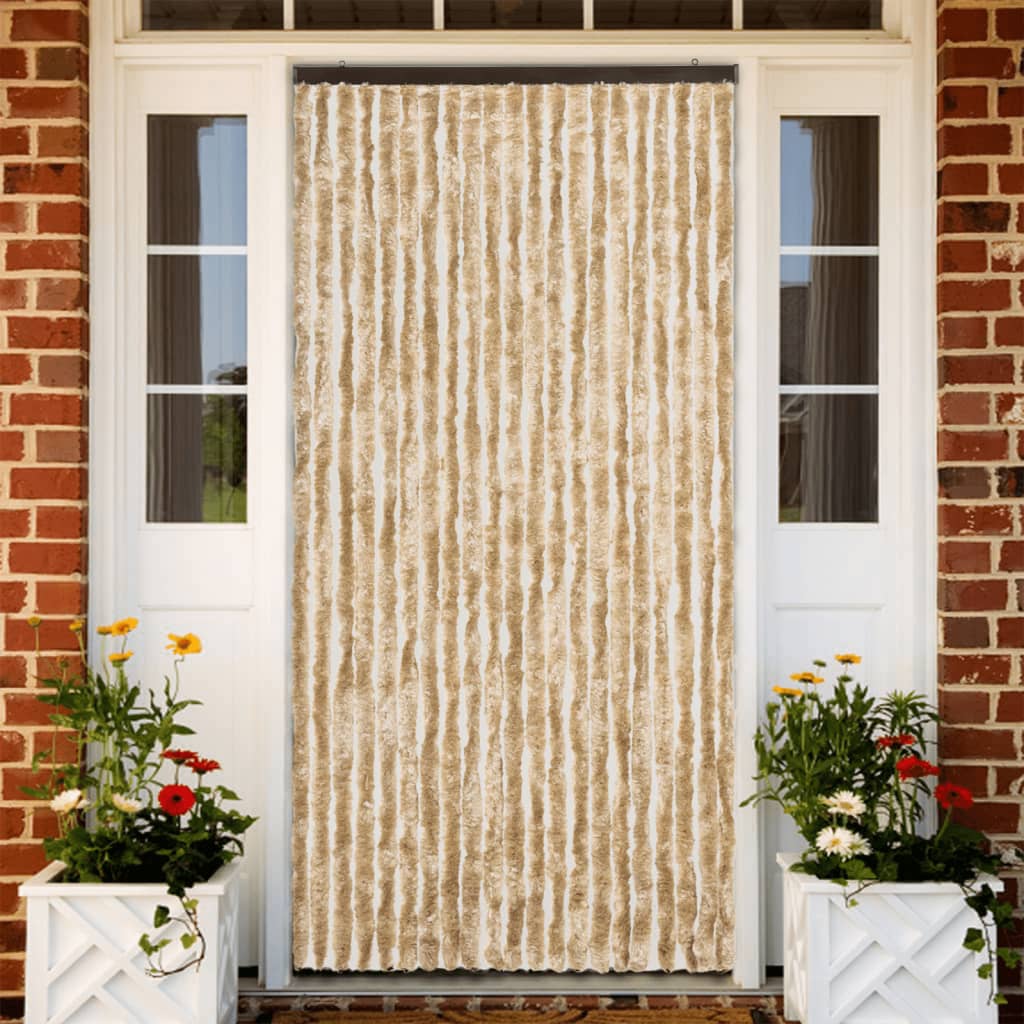 Insektenschutz-Vorhang Chenille Beige