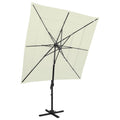 Sonnenschirm Mit Aluminium-Mast 4-Lagig N 250X250 Cm