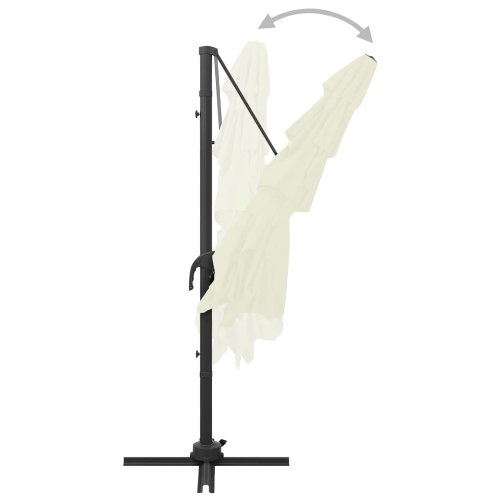 Sonnenschirm Mit Aluminium-Mast 4-Lagig N 250X250 Cm