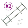 Fenstergitter Verstellbar Für Fenster 2 Stk. 700-1050 Mm