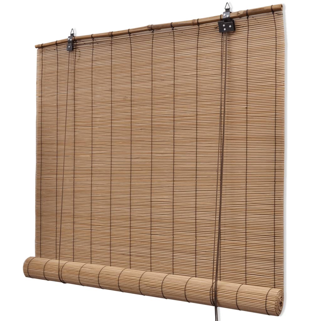Bambusrollos 2 Stk. 80X160 Cm Braun