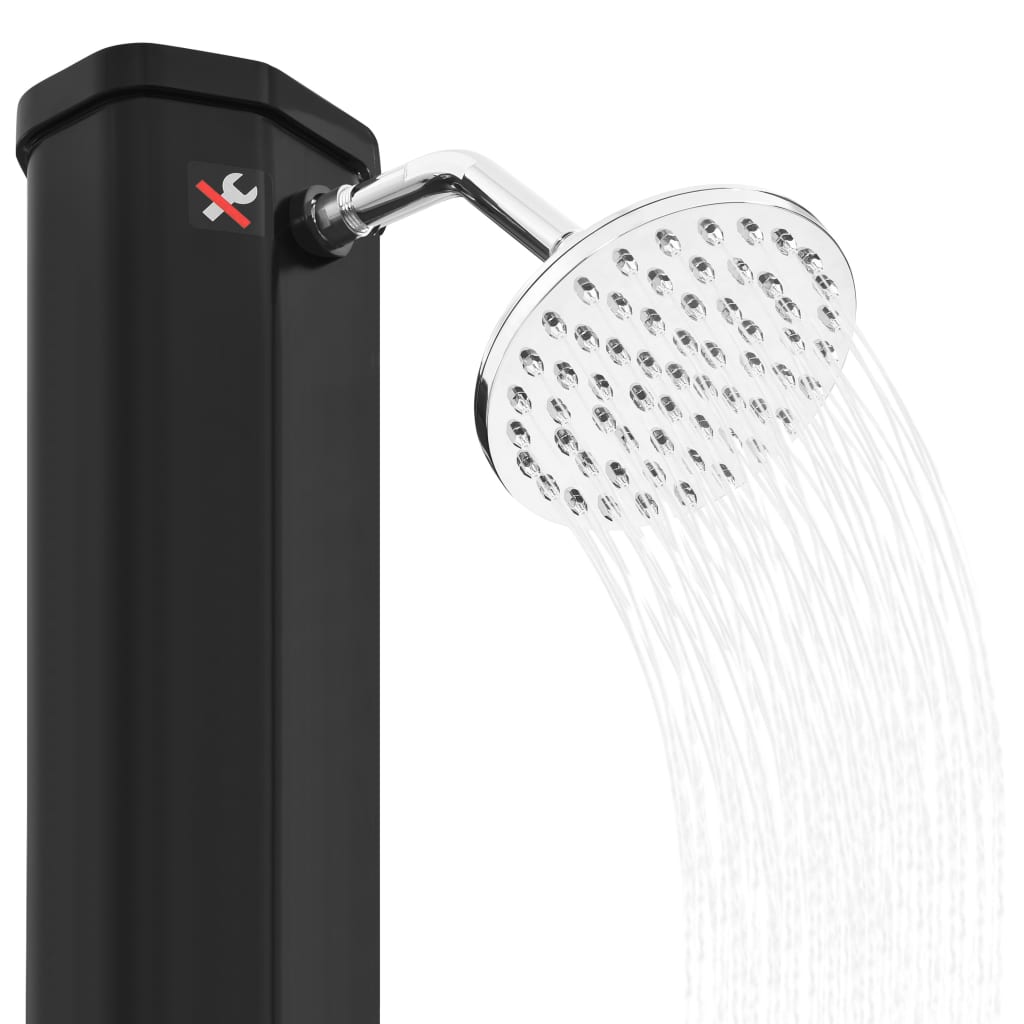 Solardusche Mit Duschkopf Und Wasserhahn 35 L