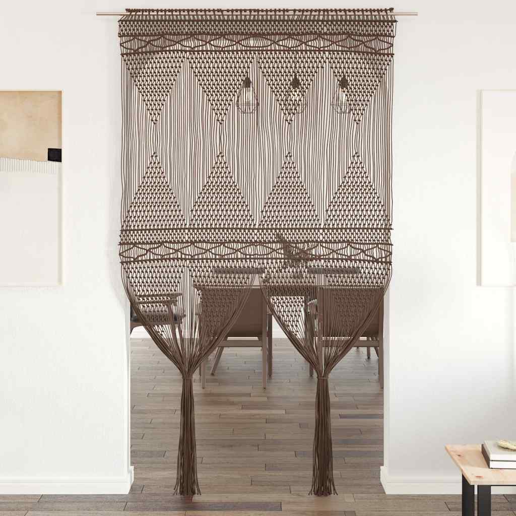 Makramee Vorhang 140X240 Cm Baumwolle