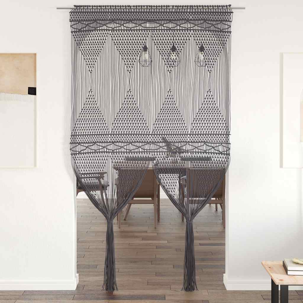 Makramee Vorhang 140X240 Cm Baumwolle