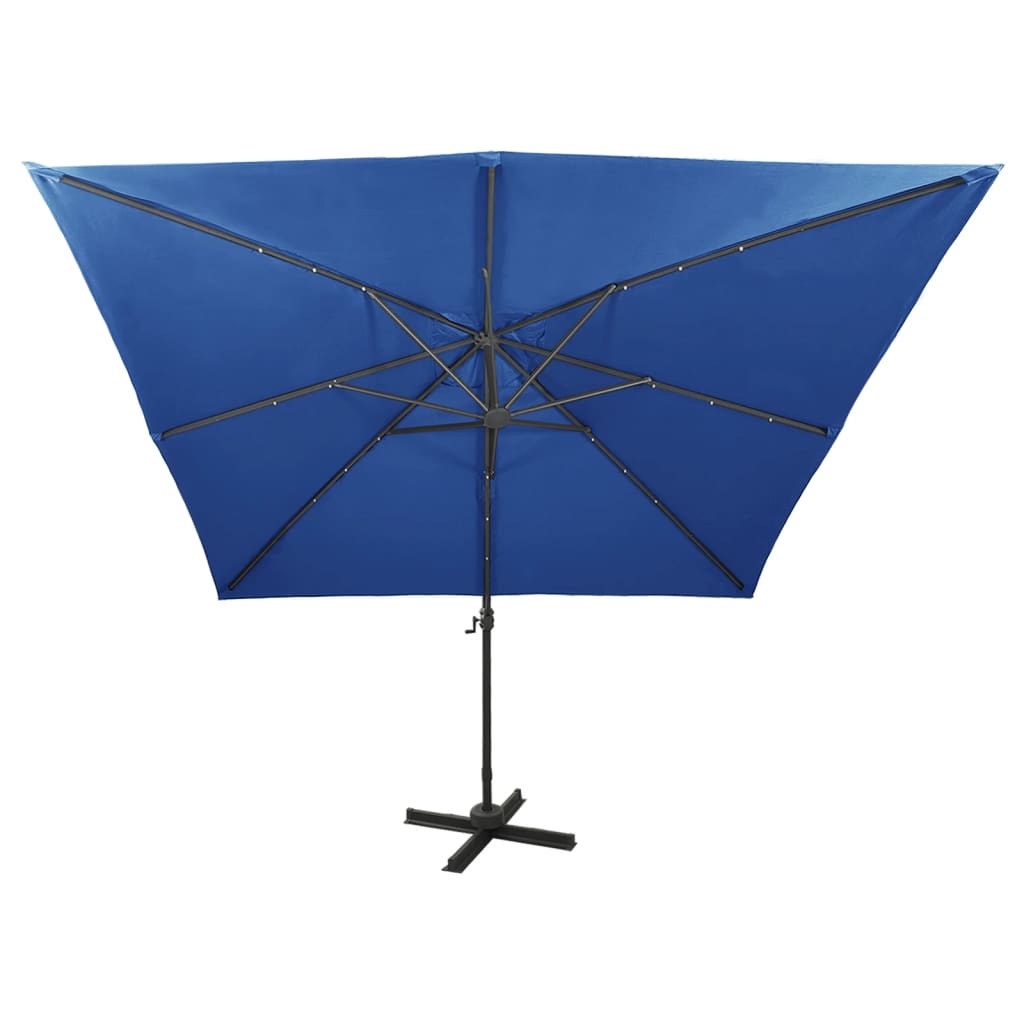 Ampelschirm Mit Led-Beleuchtung 300 Cm