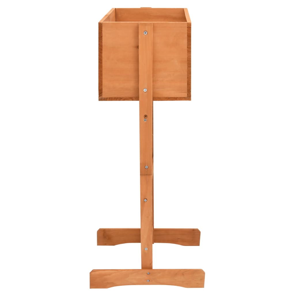 Garten-Spalier Mit Blumenkasten 45X30X74 Cm Tannenholz