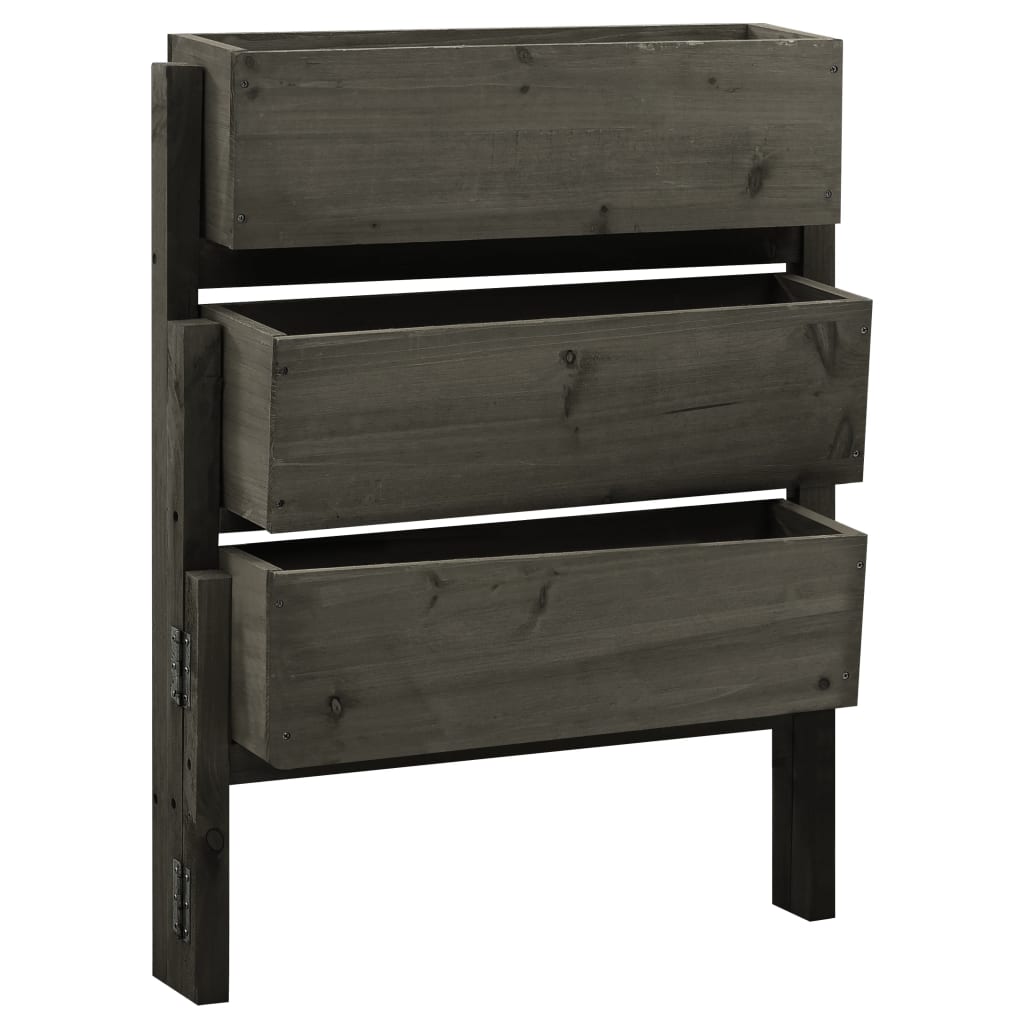 Pflanzkübel Klappbar 60X14X75 Cm Massivholz Tanne