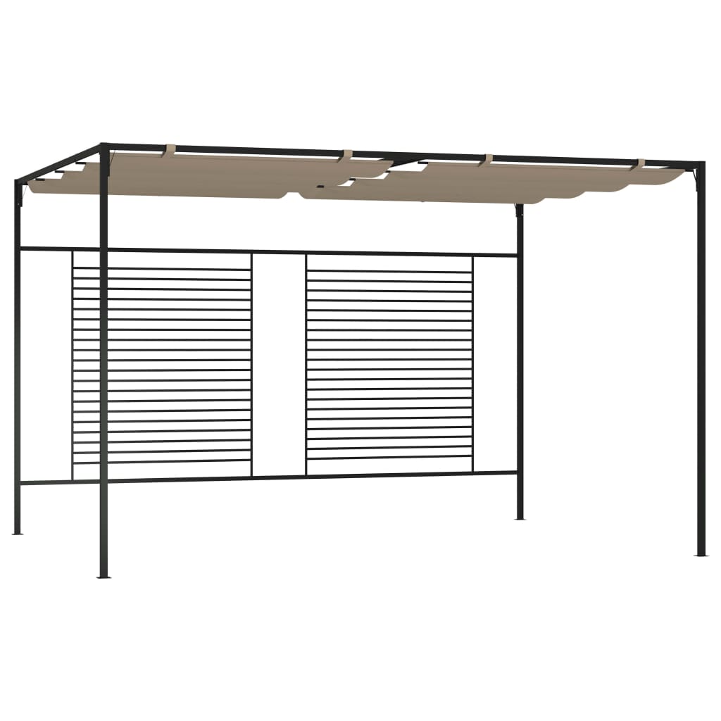 Pavillon Mit Ausziehbarem Dach 4X3X2,3 M 180 G/M²