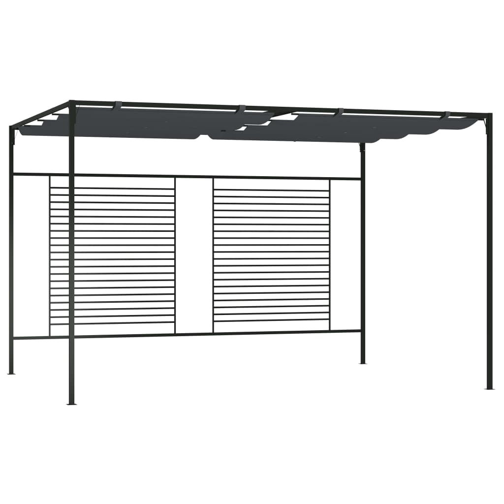 Pavillon Mit Ausziehbarem Dach 4X3X2,3 M 180 G/M²