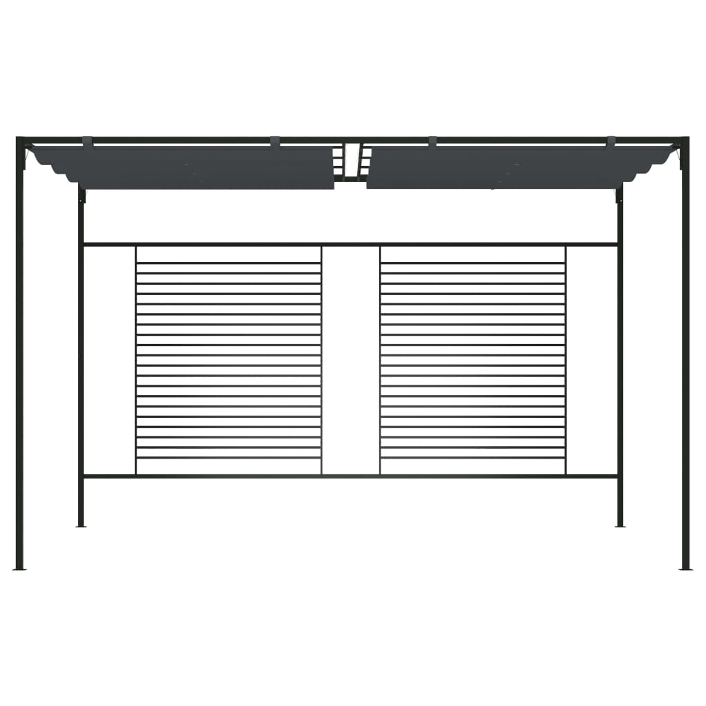 Pavillon Mit Ausziehbarem Dach 4X3X2,3 M 180 G/M²