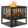 Feuerstelle 40X40X40 Cm Stahl