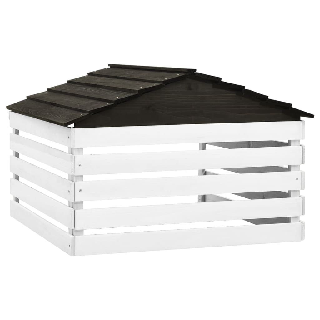 Mähroboter-Garage 78X74X54 Cm Tannenholz