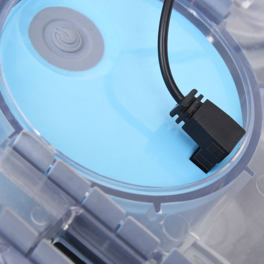Poolroboter Poolreiniger Kabellos 27 W Grau Und Orange