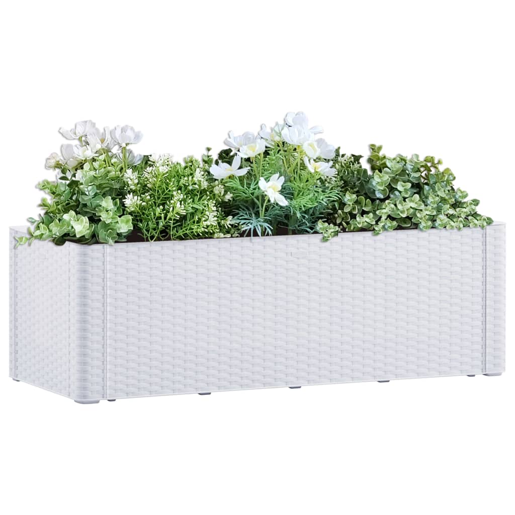 Garten-Hochbeet Mit Selbstbewässerungssystem Weiß