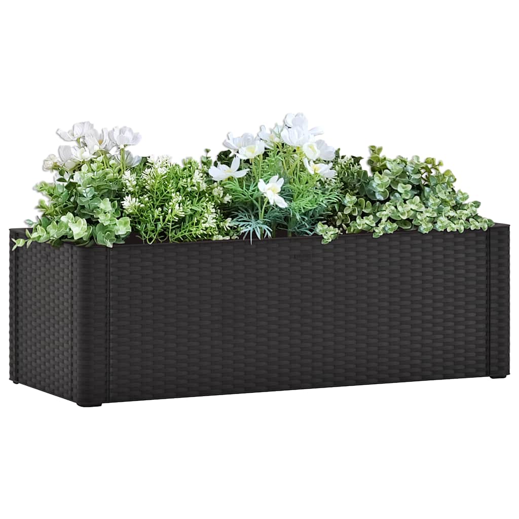 Garten-Hochbeet Selbstbewässerungssystem Anthrazit