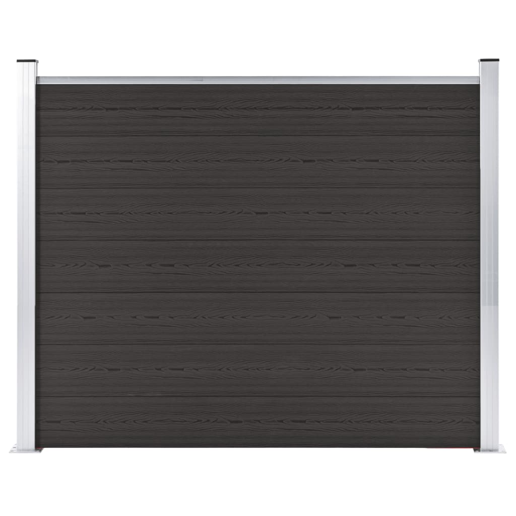 Zaunelement Set Wpc 699X146 Cm
