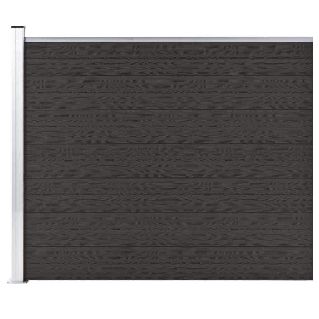 Zaunelement Set Wpc 699X146 Cm