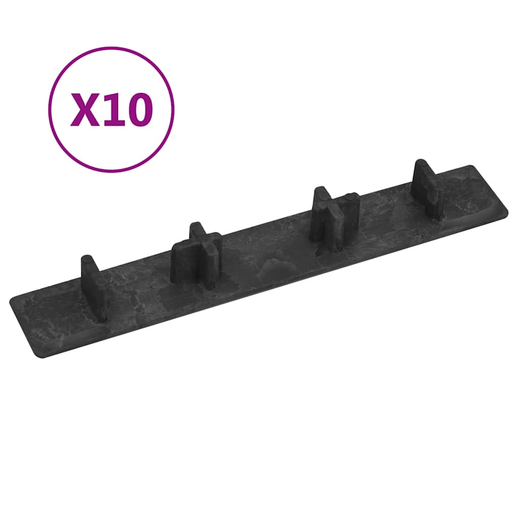 Endkappen Für Terrassendielen 10 Stk. Kunststoff