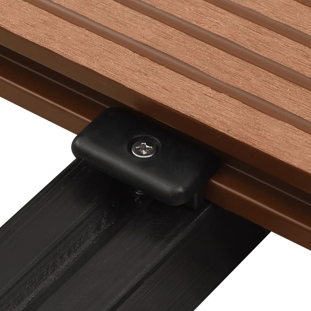 Terrassenclips Mit Schrauben 200 Stk. Kunststoff Edelstahl 304