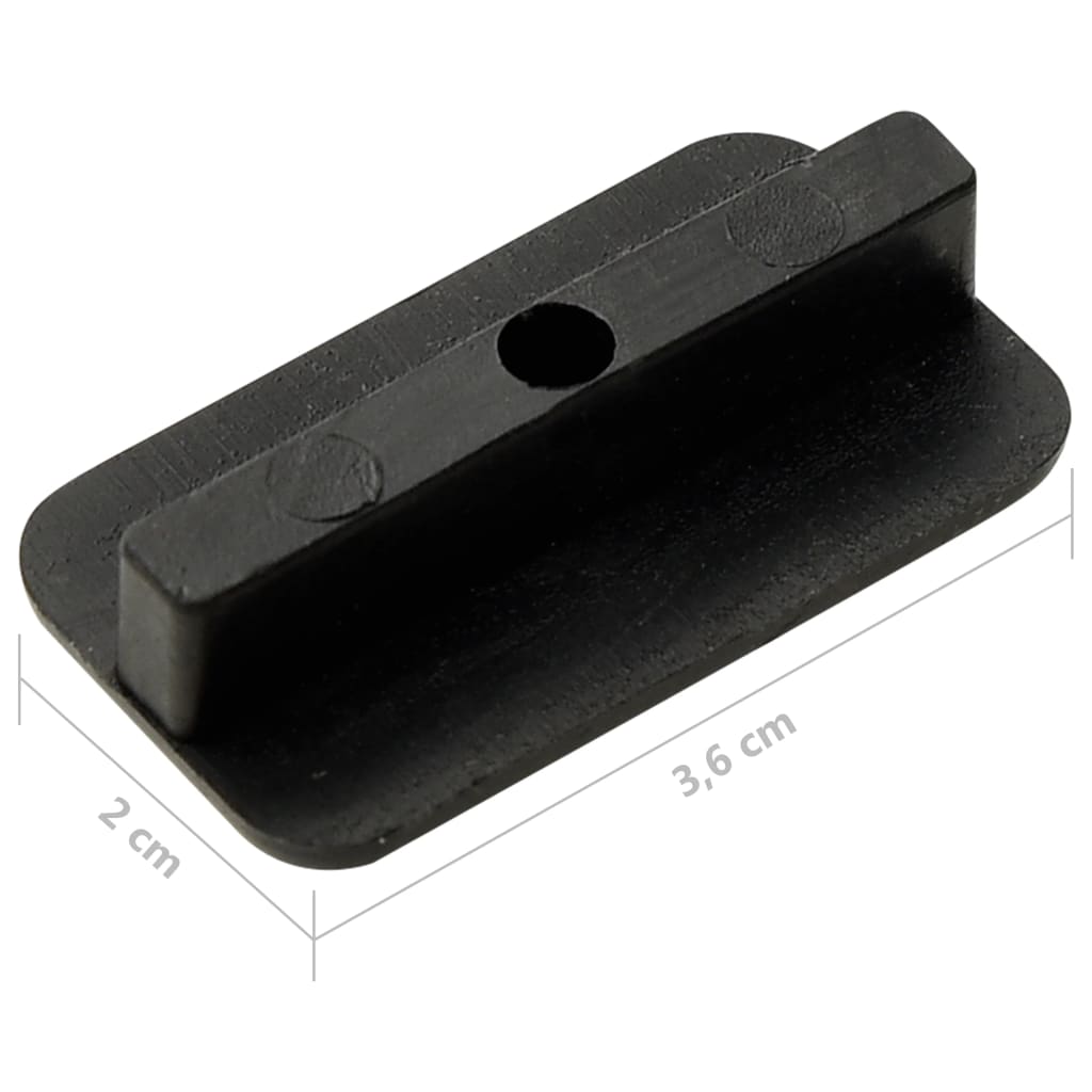 Terrassenclips Mit Schrauben 200 Stk. Kunststoff Edelstahl 304