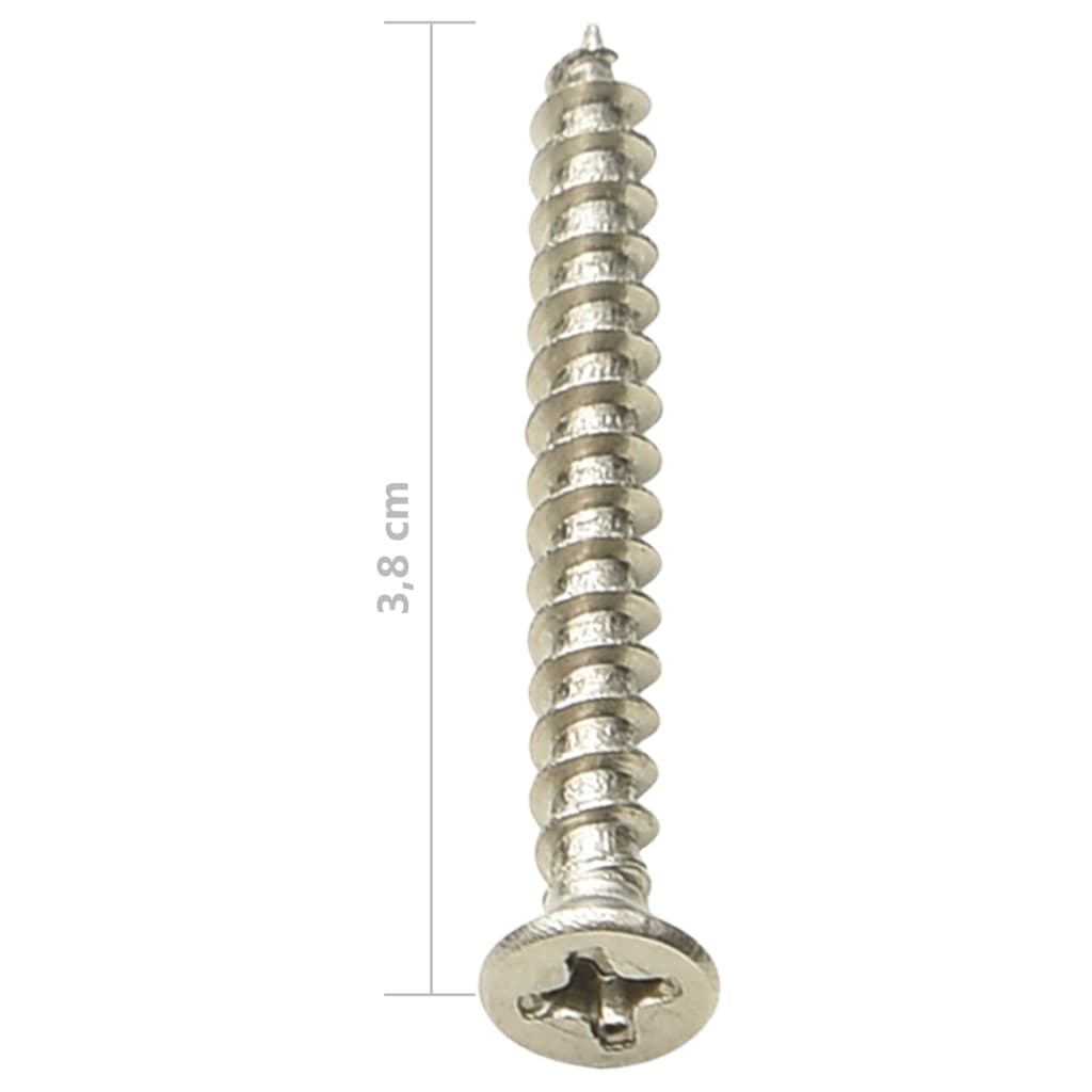 Terrassenclips Mit Schrauben 200 Stk. Kunststoff Edelstahl 304