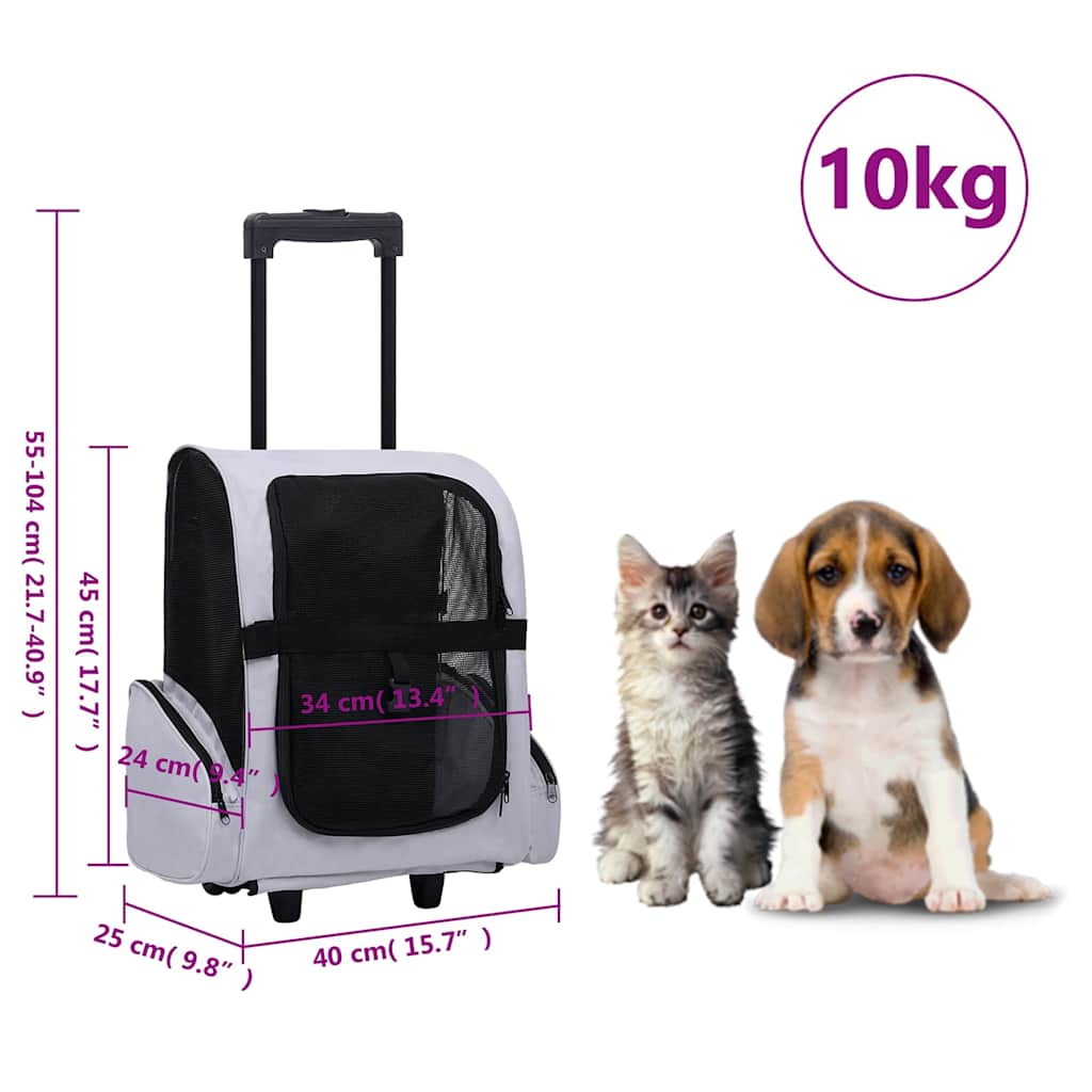 Trolley Für Haustiere 3-In-1 Faltbar