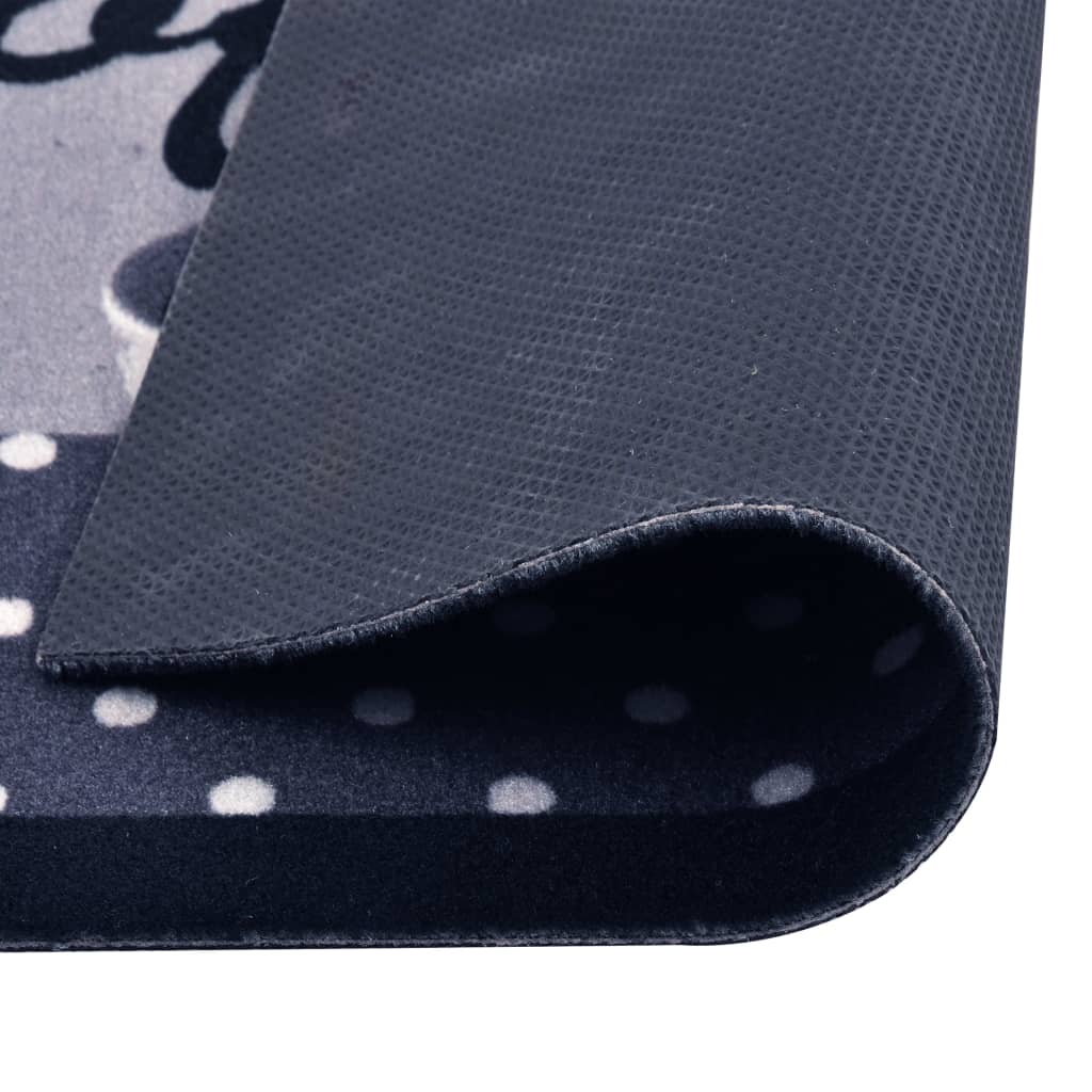 Küchenbodenmatte Waschbar Kaffee Blau Kaffeeblau