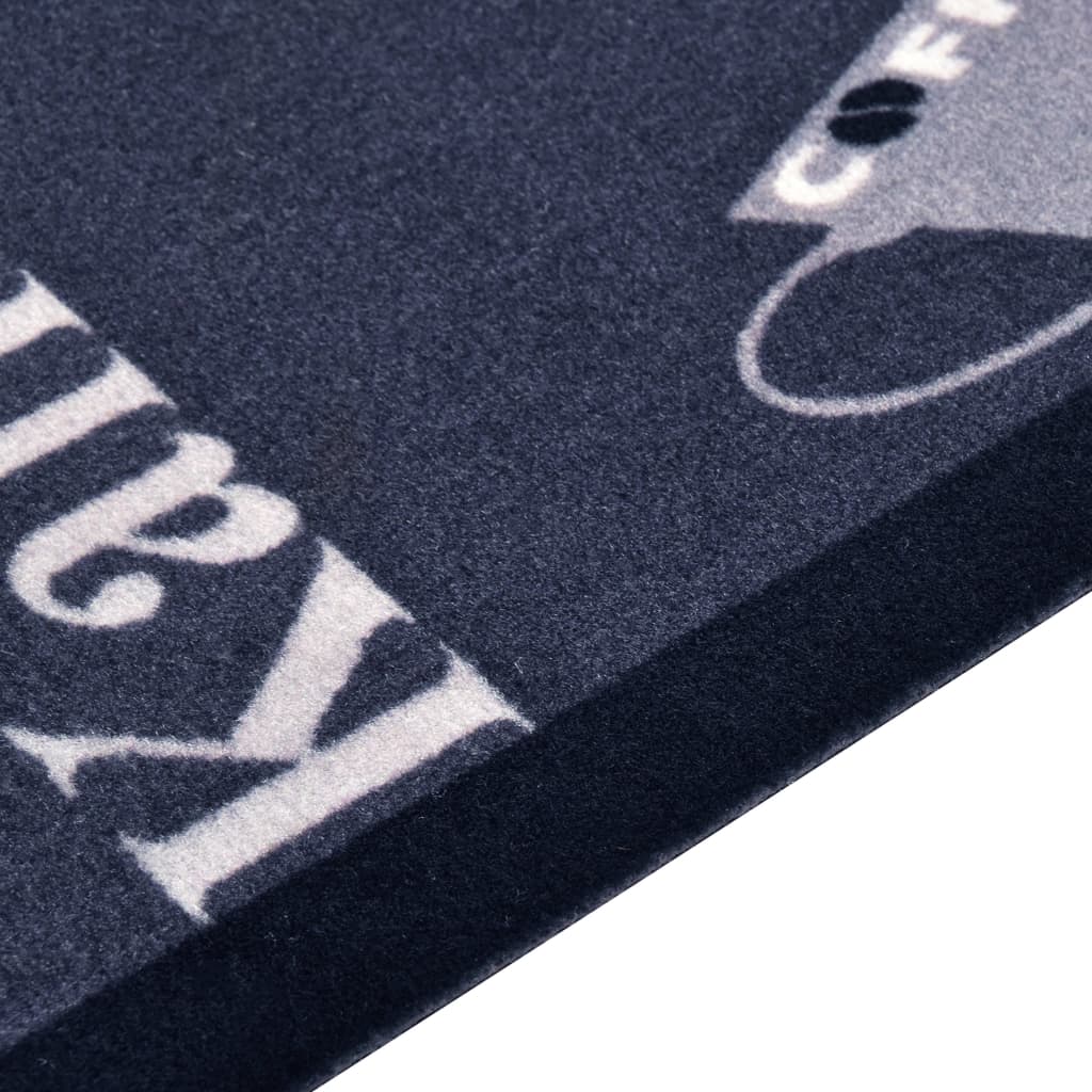 Küchenbodenmatte Waschbar Kaffee Blau Kaffeeblau