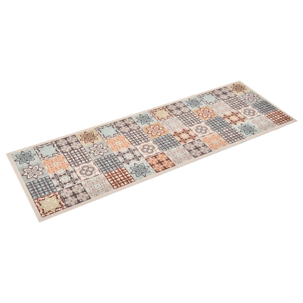 Küchenteppich Waschbar Mosaik Mehrfarbig Mosaikfarbe