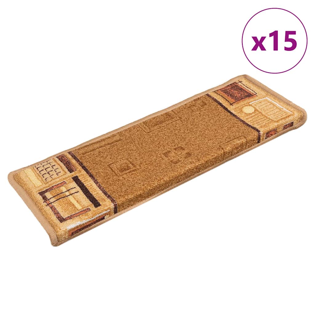 Treppenmatten Selbstklebend 15 Stk. 65X21X4 Cm