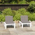 Garten-Lounge-Stuhl Mit Auflage Kunststoff
