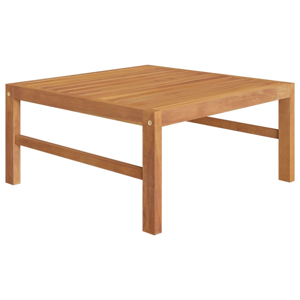 3-Tlg. Garten-Lounge-Set Mit Kissen Teakholz