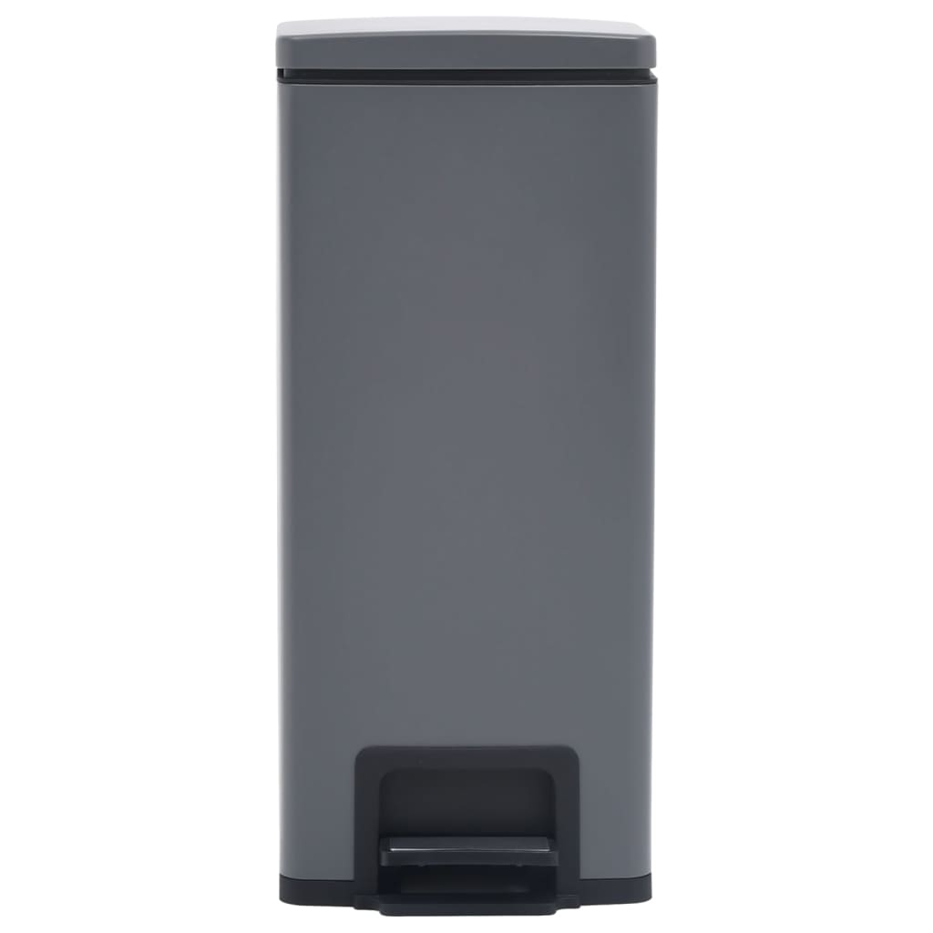 Mülleimer Mit Pedal Anti-Fingerabdruck 30 L Edelstahl
