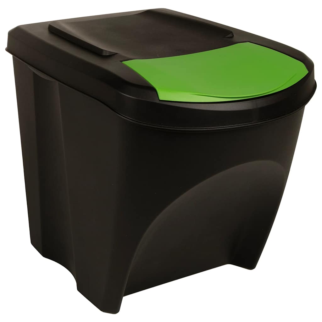 Stapelbare Mülleimer 3 Stk. 75 L