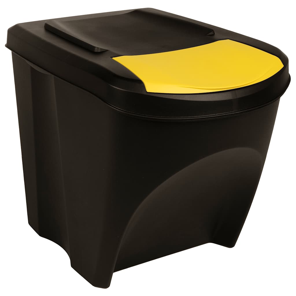 Stapelbare Mülleimer 3 Stk. 75 L