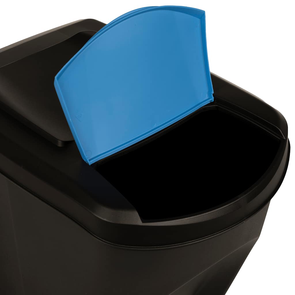 Stapelbare Mülleimer 3 Stk. 75 L