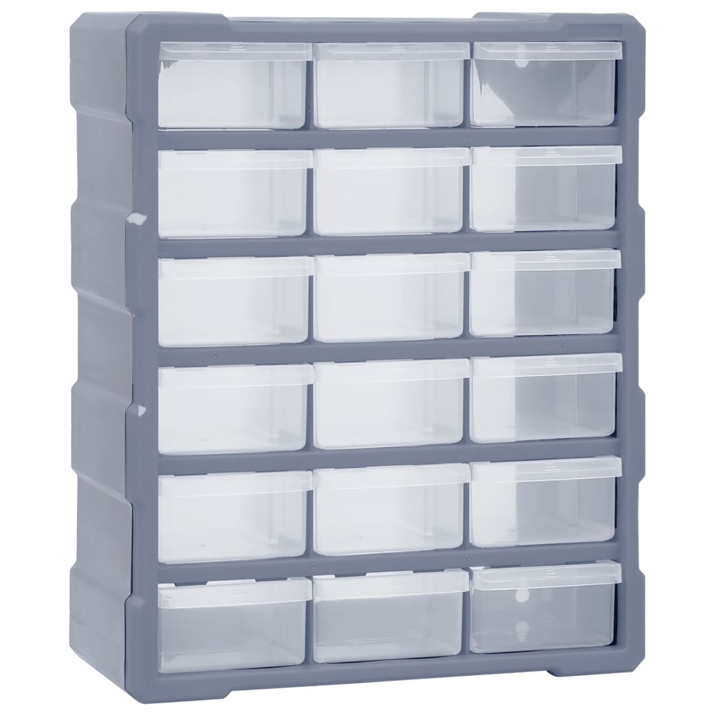 Multi-Schubladen-Organizer 8 Große Schubladen 52X16X37 Cm Grau