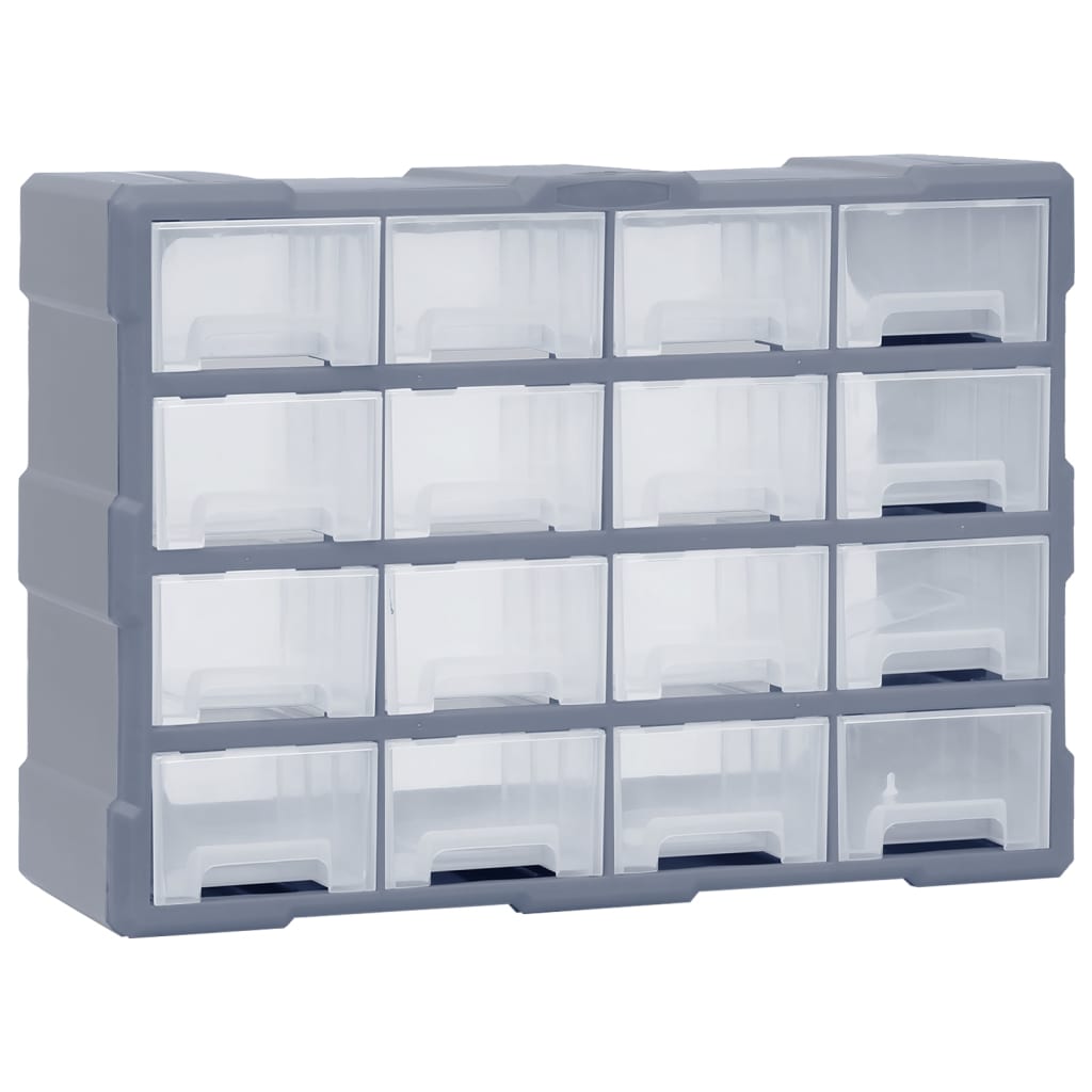 Multi-Schubladen-Organizer 8 Große Schubladen 52X16X37 Cm Grau