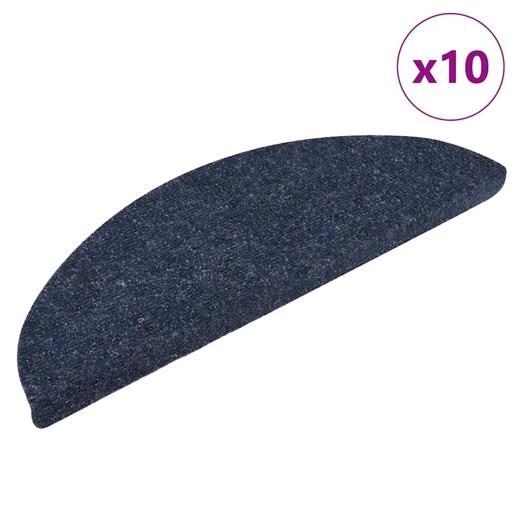 Stufenmatten Selbstklebend 15 Stk. Halbrund Groß Blau