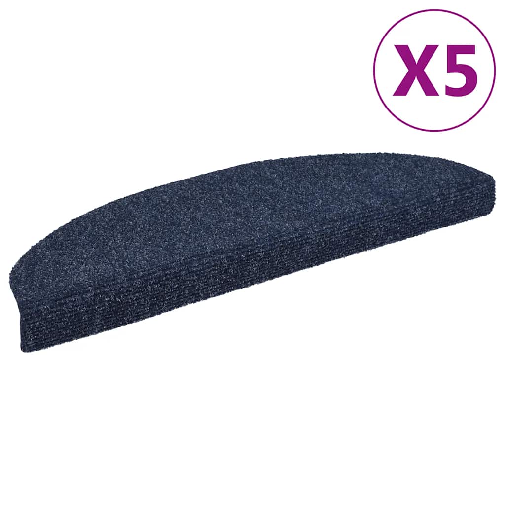 Stufenmatten Selbstklebend 15 Stk. Halbrund Groß Blau