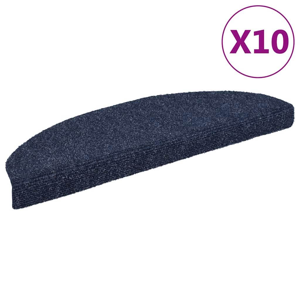 Stufenmatten Selbstklebend 15 Stk. Halbrund Groß Blau