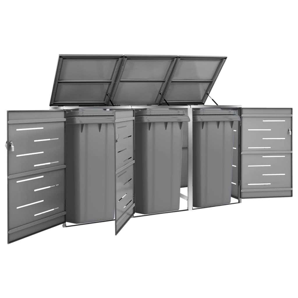 Mülltonnenbox Für 69X77,5X112,5 Cm Edelstahl