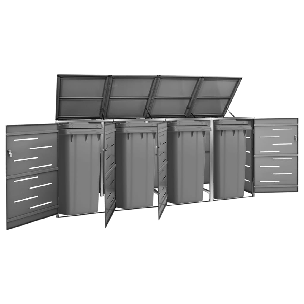 Mülltonnenbox Für 69X77,5X112,5 Cm Edelstahl
