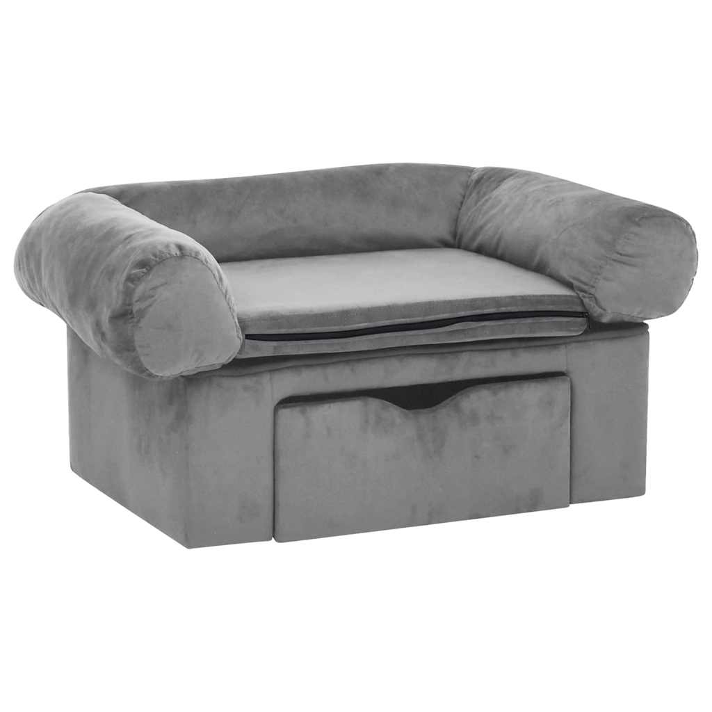 Hundesofa Mit Schublade 75X50X38 Cm Plüsch