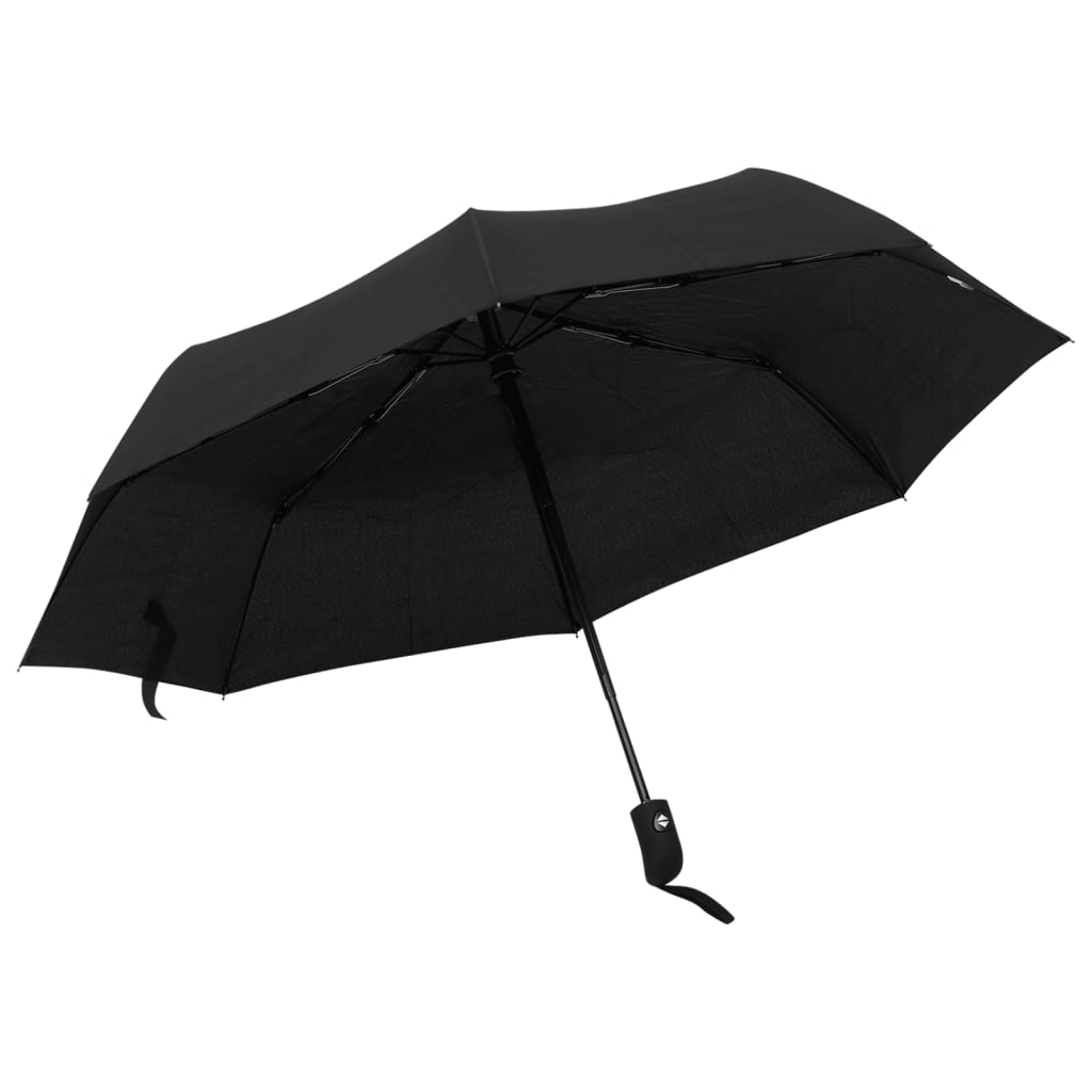 Faltbarer Regenschirm Automatisch Schwarz 95 Cm