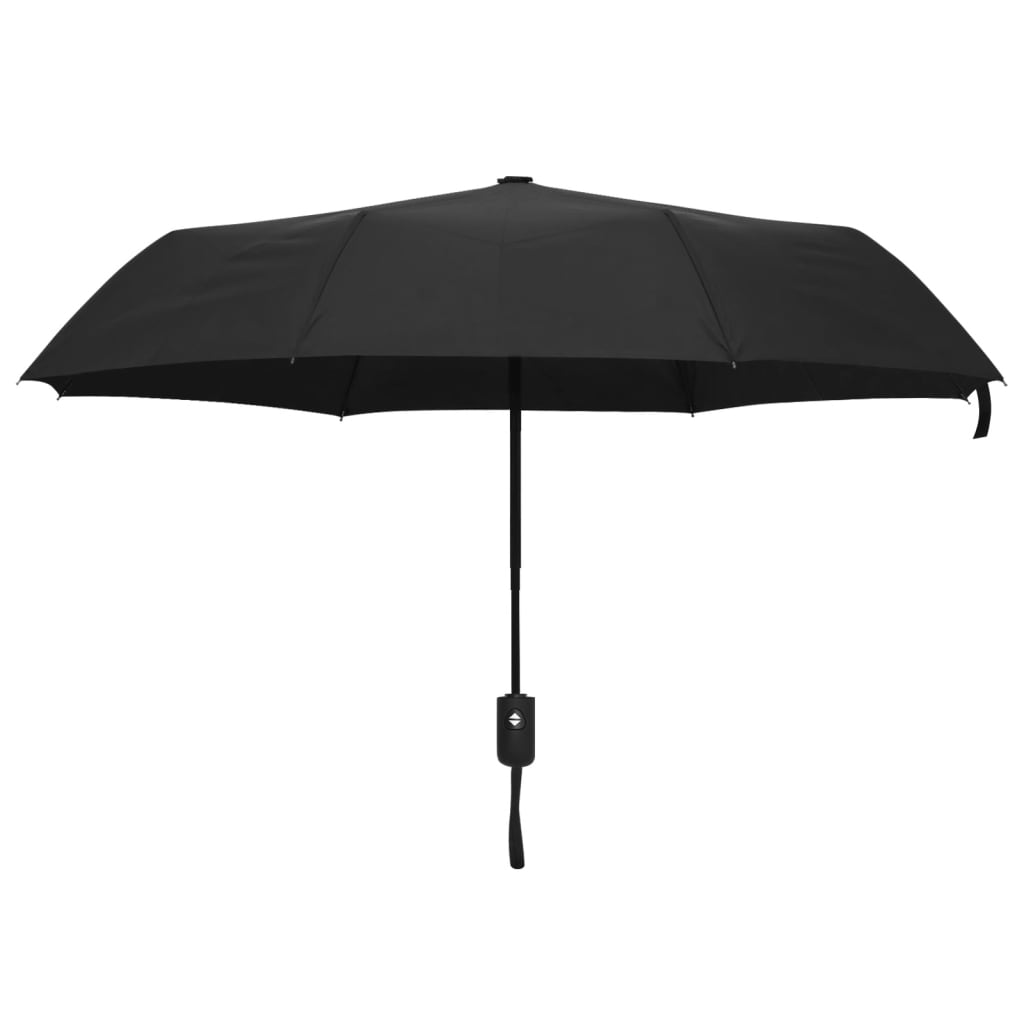Faltbarer Regenschirm Automatisch Schwarz 95 Cm