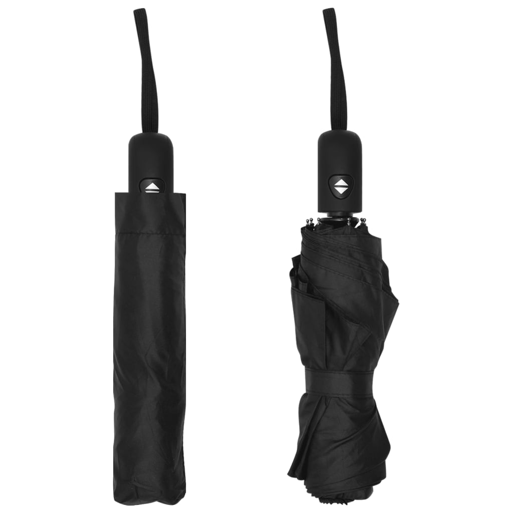 Faltbarer Regenschirm Automatisch Schwarz 95 Cm