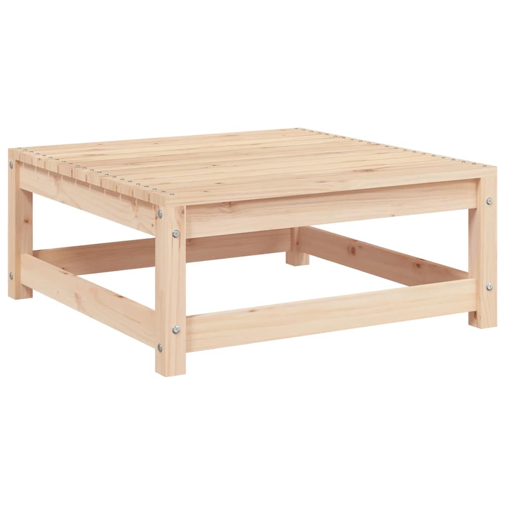 2-Tlg. Garten-Lounge-Set Massivholz Kiefer Natur